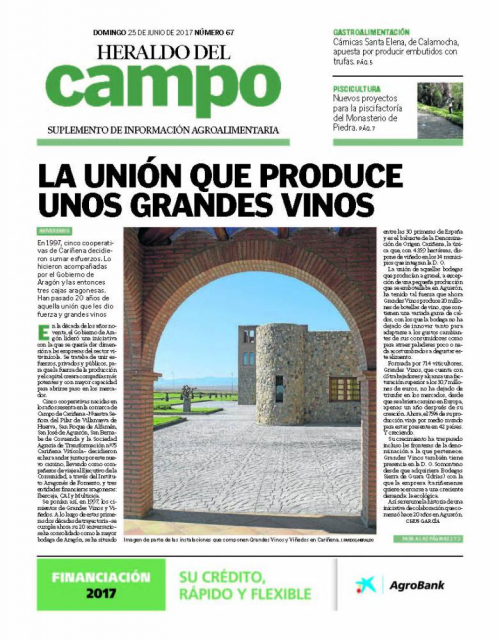 Heraldo de Aragón hace un repaso en el 20 aniversario de Grandes Vinos