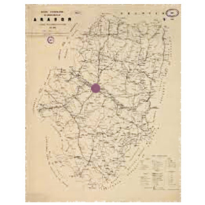 Mapa Aragón Zaragoza
