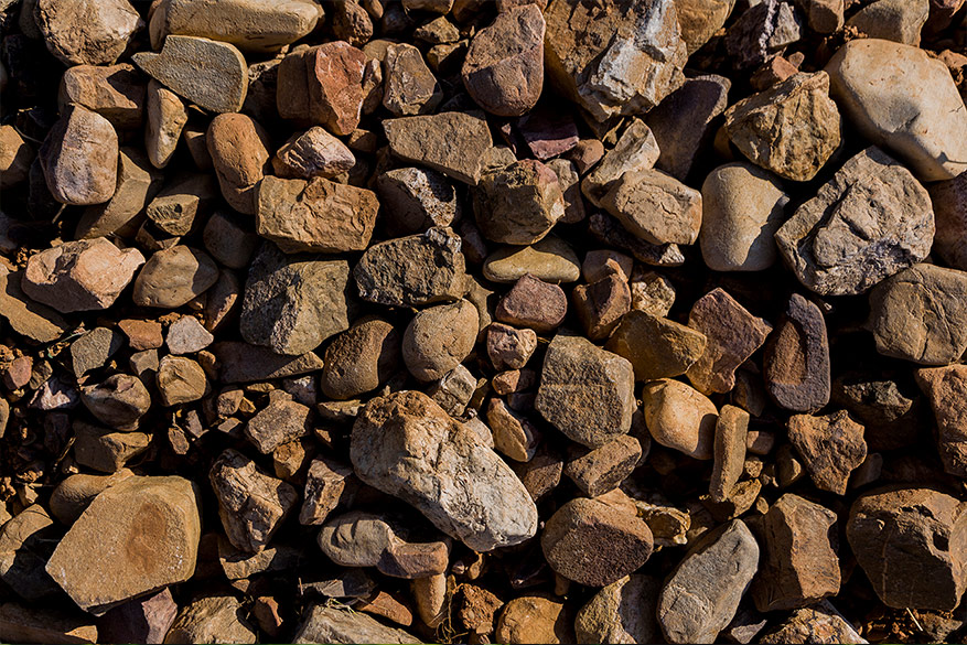 Age-old stony soil of Cariñena