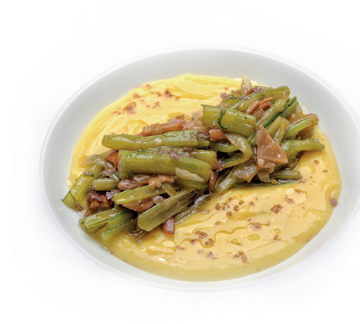 Borrajas, setas y patata