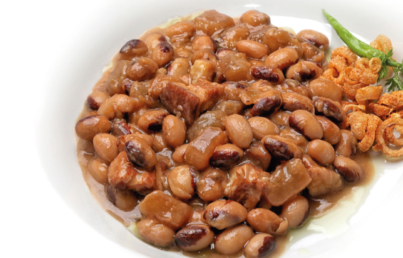 Receta de judías caparronas de Monzón